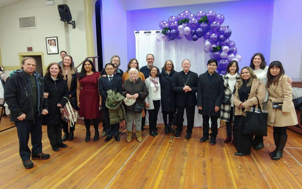 Pictured above are our Catechumens, Candidates and their sponsors who attended the Rite of Election on Sunday, February 26th in preparation for their upcoming reception of the Sacraments at Easter Vigil.